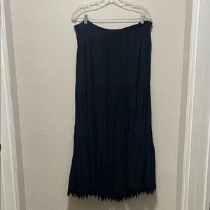 Double D Ranchwear Elegant Black Women's Skirt